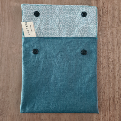 Pochette 'papiers' uni bleu