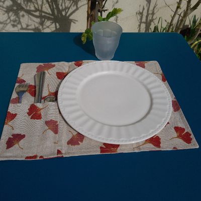 Set de table feuille ginko