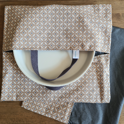 Sac à tarte beige