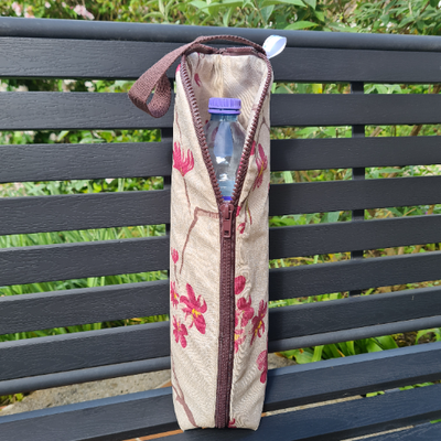 Sac isotherme pour bouteille fleurs