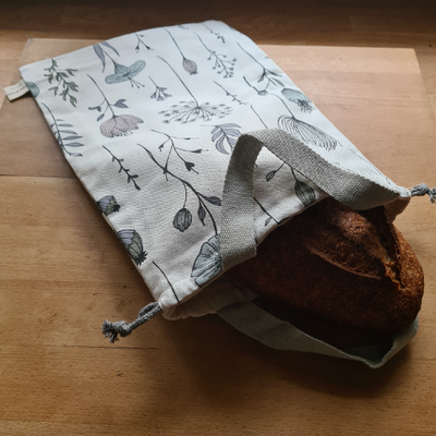 Sac à pain blanc