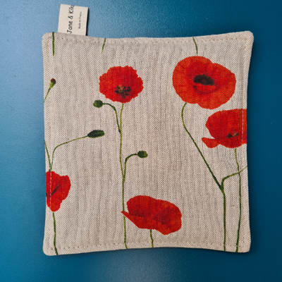 Manique coquelicots