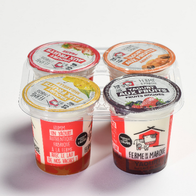 Assortiment yaourts aux fruits x 4