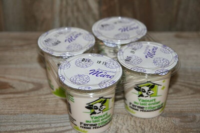 Yaourts aromatisés mure