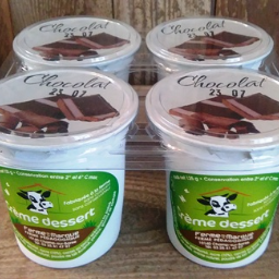 Promo crème dessert chocolat x 4 - dlc au 07/01