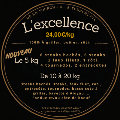 Colis l'excellence 5kg