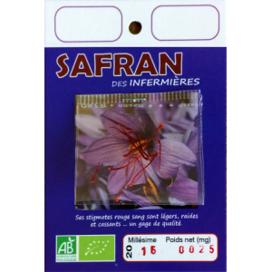 Safran biologique - sachet 25 mg ( 5 doses )