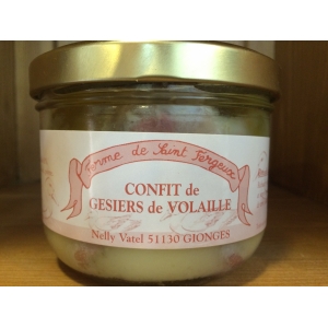 Confit de gésiers de volailles