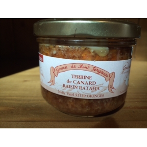 Terrine de canard raisin ratafia