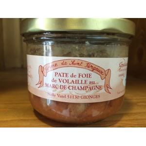 Pate de foie de volaille au marc de champagne