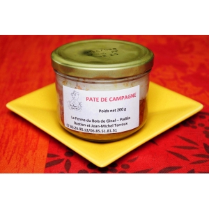 Pâté de campagne de porc fermier