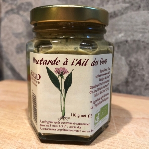 Moutarde à l'ail des ours bio