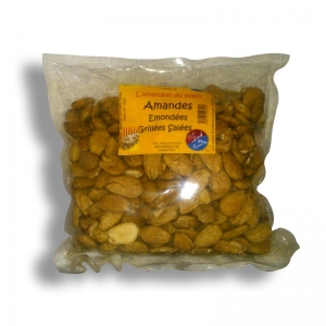 Amandes émondées grillées salées