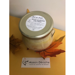 Poulet de bresse à la crème