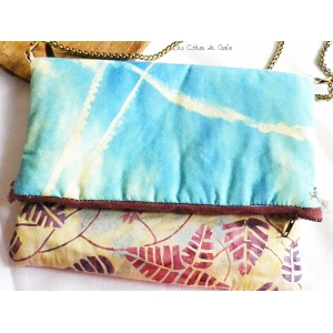 Un bout de mon ciel - pochette tissu photo