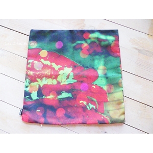 Coussin tissu - jardin des merveilles