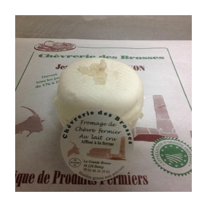 2 x chèvre frais au lait cru à l'échalote