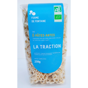 Pâtes bio la traction
