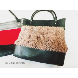 Caramel- sac tricot