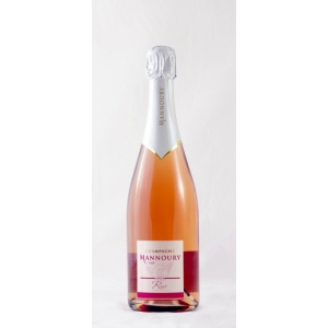 Champagne mannoury brut rosé-carton