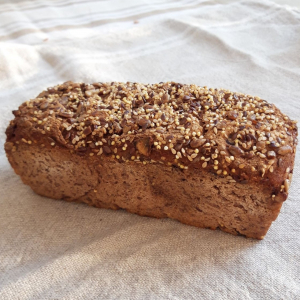 Pain sans gluten aux graines