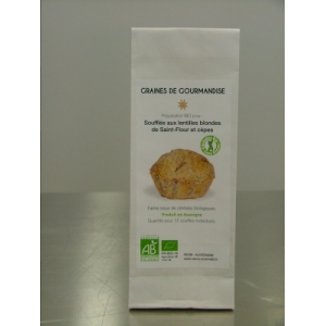 Prep. souffles aux lentilles blondes de saint flour et cepes