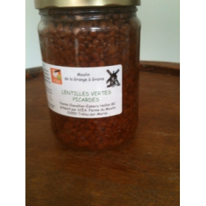 Lentilles vertes picardes cuisinées nature
