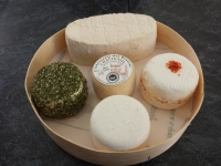 Plateau 5 fromages de chèvre fermiers