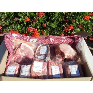 Colis porc n°42 côtes/rôti/saucisses
