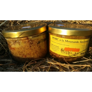 Porc à la moutarde ancienne