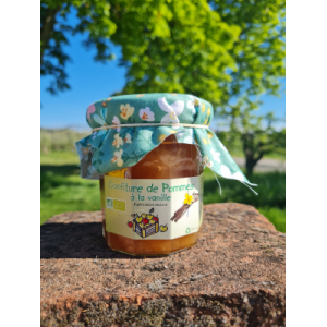Confiture de pommes bio à la vanille
