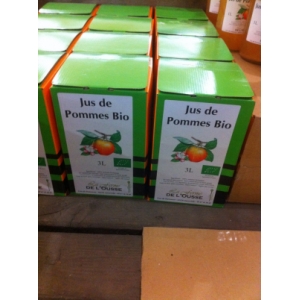 Cubi de jus de pomme bio 3l