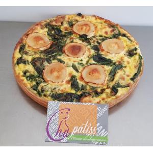 Quiches chèvre épinard