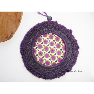 Décoration murale colombine • cadre crochet