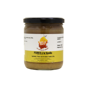 Purée de fruit-poire/vanille - 220g