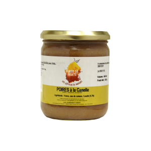 Purée de fruit-poire/cannelle - 220g