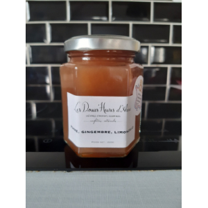 Confiture de pommes, gingembre et limoncello