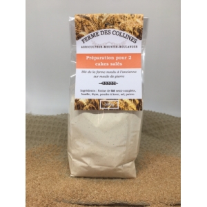 Préparation pour 2 cakes anti gaspi