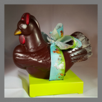 Poule noire garnie bio 140 g