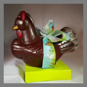 Poule noire garnie bio 140 g