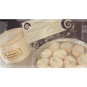 12 croquilles d'escargots au chaource