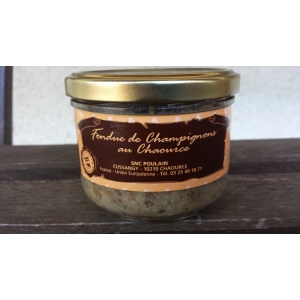 Fondue de champignons au chaource