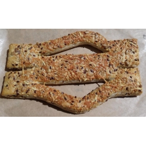 Fougasse salée aux graines
