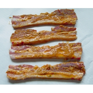 Lard mariné barbecue  4 pièces