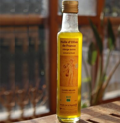 Huile d'olive vierge extra bio–helios  variété picholine