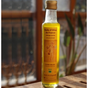 Huile d'olive vierge extra bio–helios  variété picholine