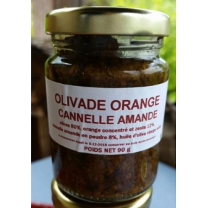 Olivade orange cannelle amande