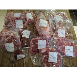 1/2 agneau decoupe sous vide