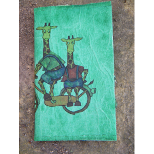 Petit cahier couverture en paper fabric