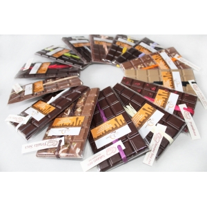 Tablette de chocolat noir sans sucre